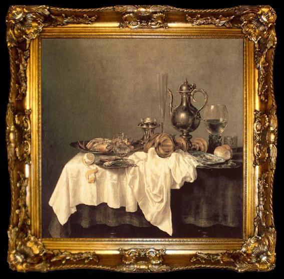 framed  HEDA, Willem Claesz. Breakfast of Crab, ta009-2